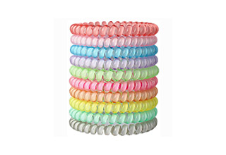 5.5cm Large Size Matte Telephone Wire Hair Ties
