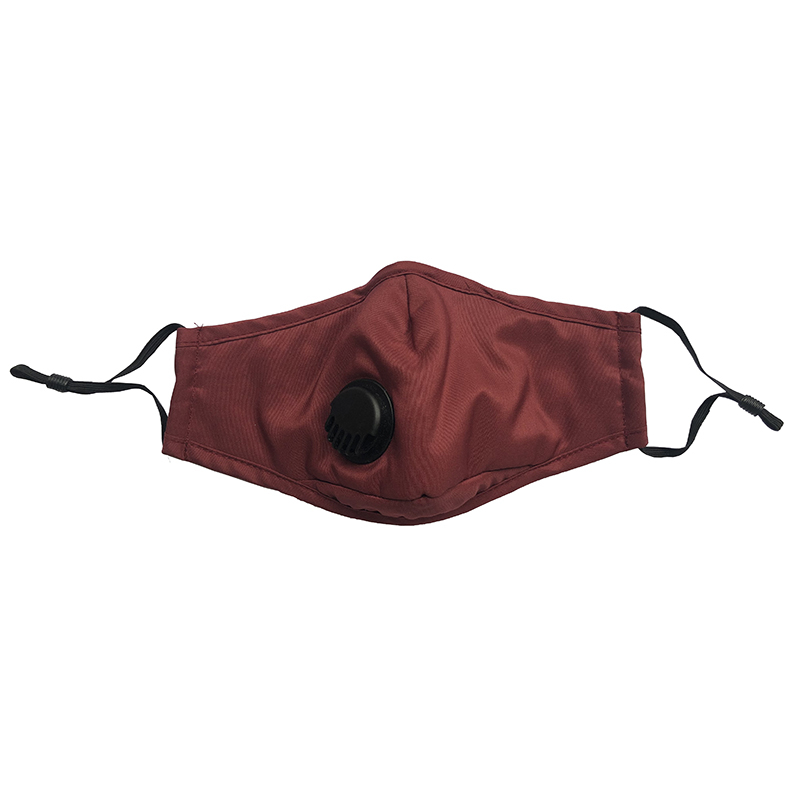 Red Reusable Face Mask With Respirator